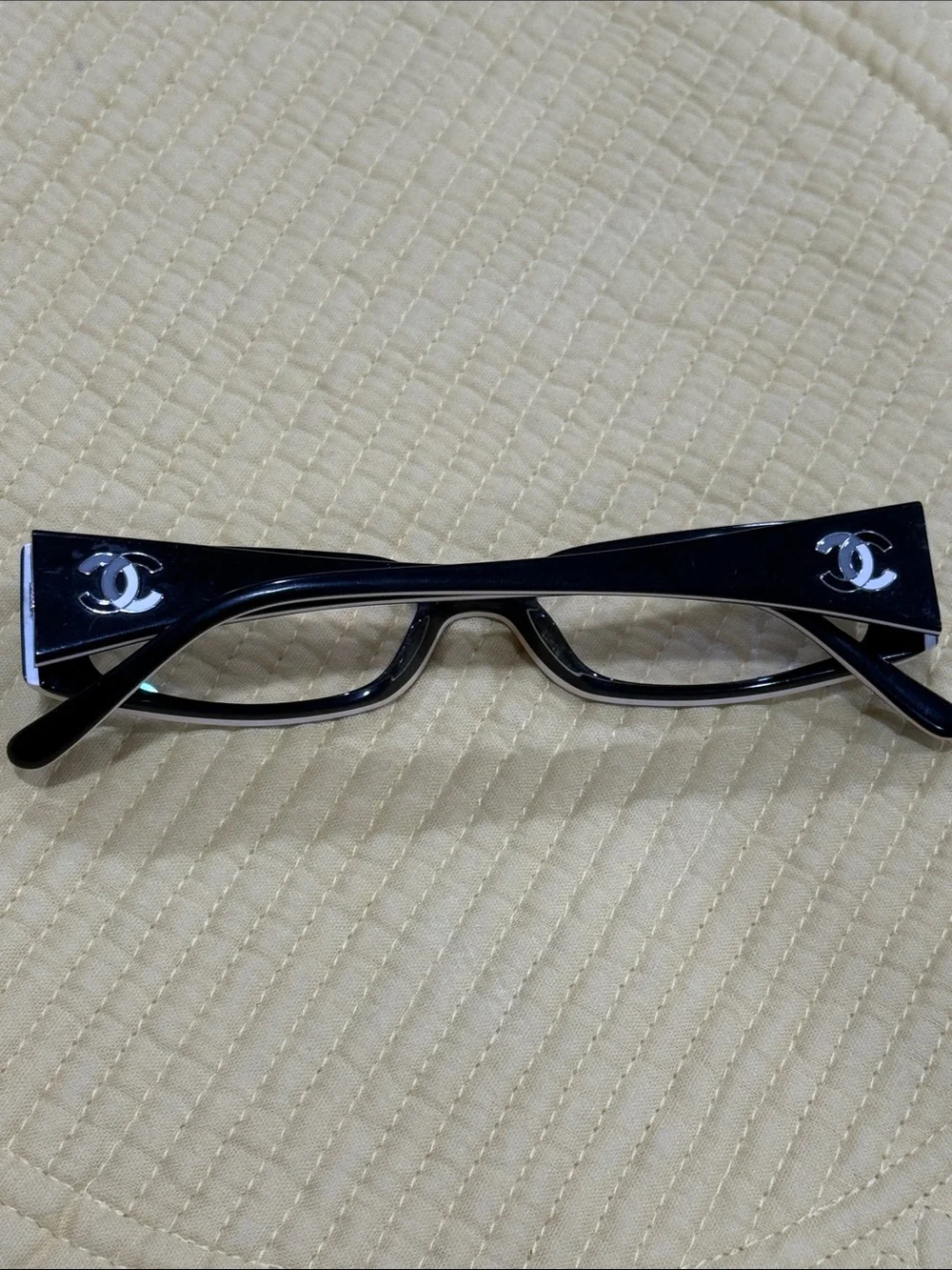 CHANEL Black Eyewear glasses 👓 CC Logo 3094 C 860 5-016 135 made in Italy